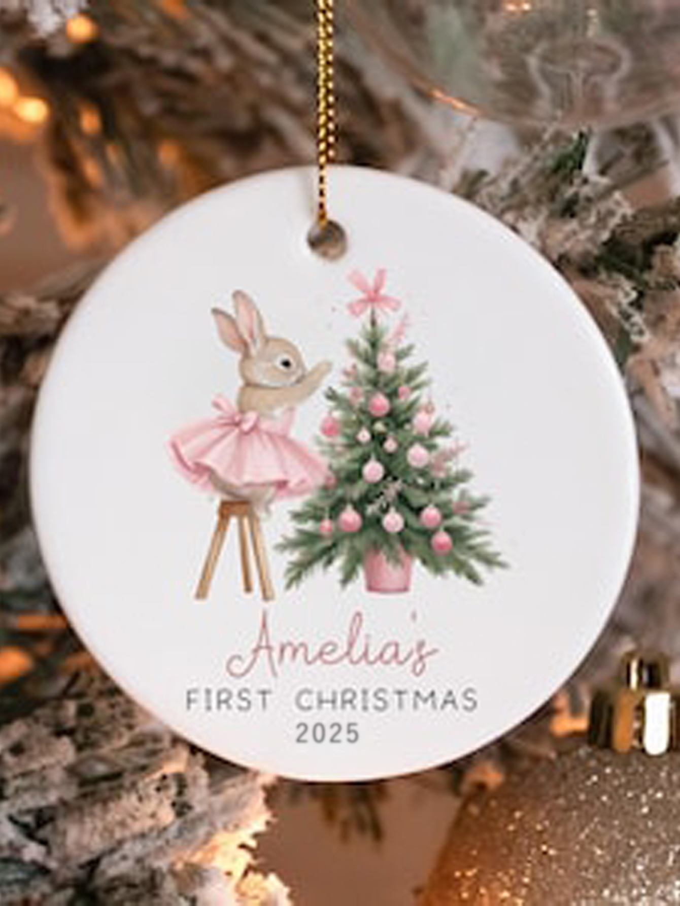 Personalized Baby’s First Christmas Ornament